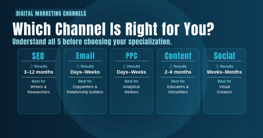 The 5 Digital Marketing Channels Explained for Beginners