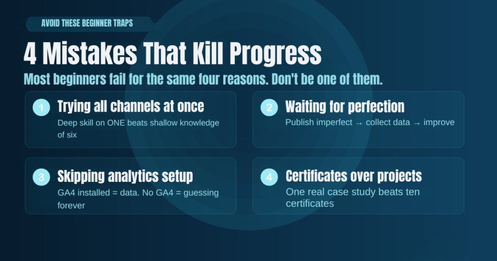 4 Mistakes That Kill Progress As a Digital Markter You Must Know